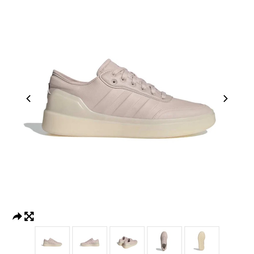 Adidas Women's Light Pink Sneakers - size 8
